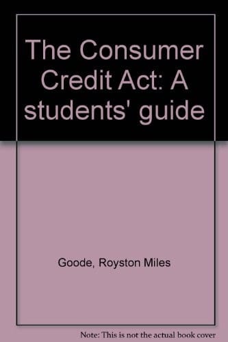 The Consumer Credit Act