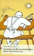 Notizbuch des Provinzschriftstellers Oskar Maria Graf 1932.