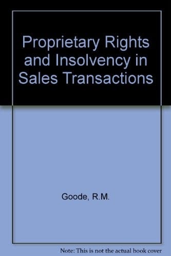 Proprietary rights and insolvency in sales transactions