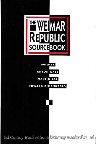 The Weimar Republic sourcebook