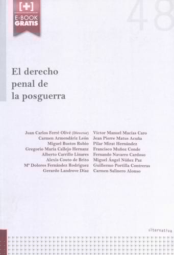El derecho penal de la posguerra