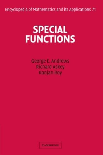 Special Functions (Encyclopedia of Mathematics and its Applications)
