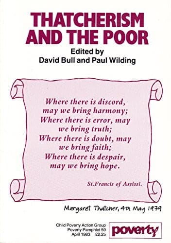 Thatcherism and the poor (Poverty pamphlet)