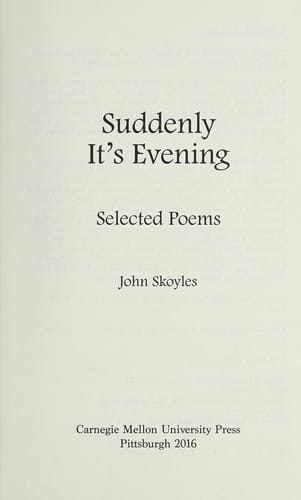 Suddenly it's evening