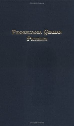 Pennsylvania German Pioneers
