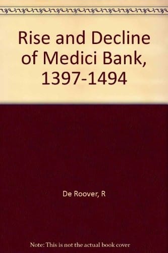 The rise and decline of the Medici Bank, 1397-1494