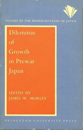 Dilemmas of growth in prewar Japan