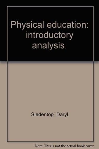 Physical education: introductory analysis