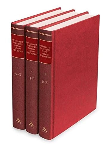 Dictionary of Eighteenth-Century German Philosophers