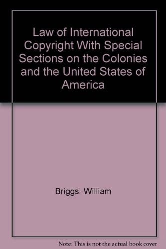 The law of international copyright