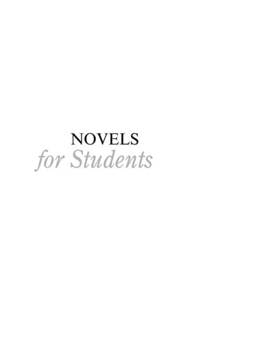 Novels for Students