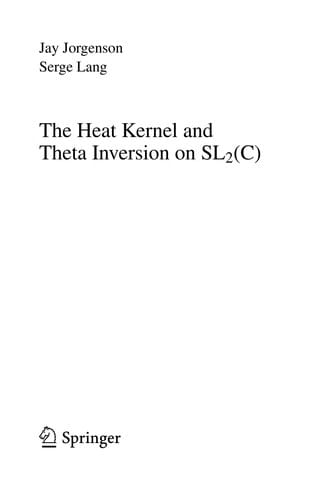 The heat kernel and theta inversion on SL₂(C)