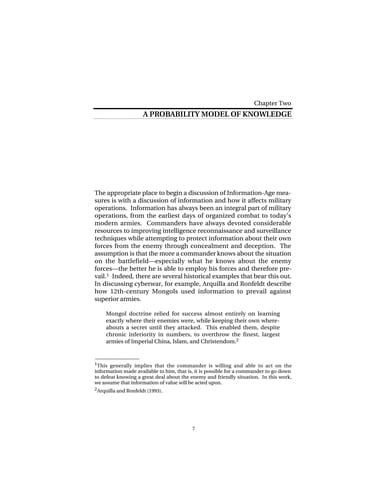 Measures of effectiveness for the information-age Army