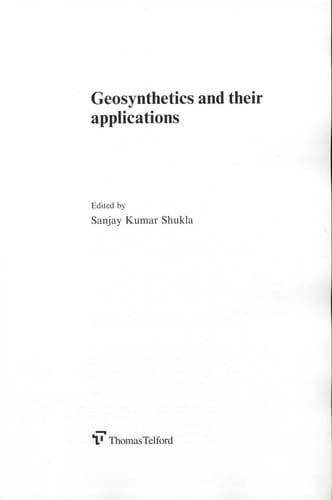 Geosynthetics and their applications