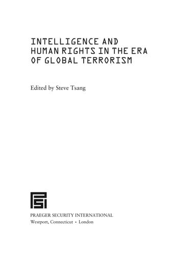 Intelligence and human rights in the era of global terrorism