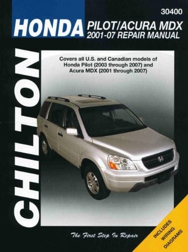 Chilton's Honda Pilot/Acura MDX 2001-07 repair manual