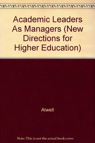 Academic leaders as managers