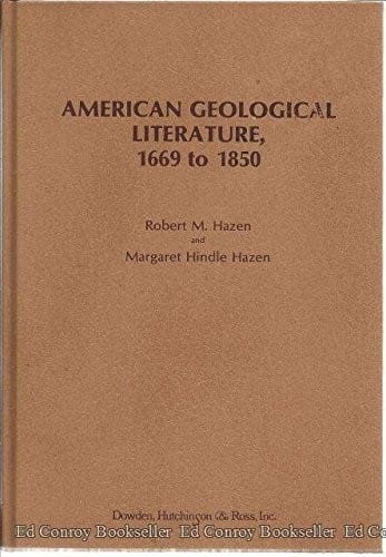 American geological literature, 1669 to 1850