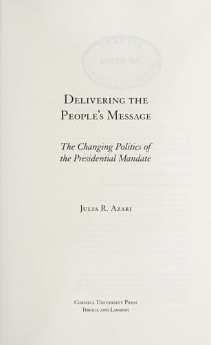 Delivering the people's message