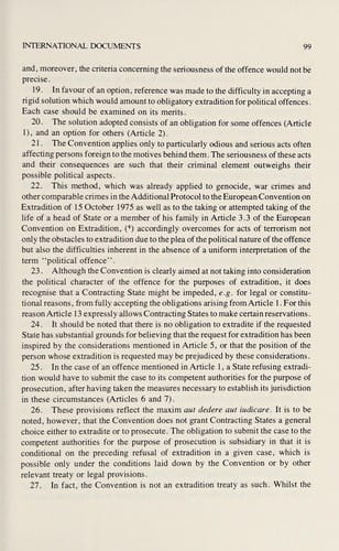 Control of terrorism