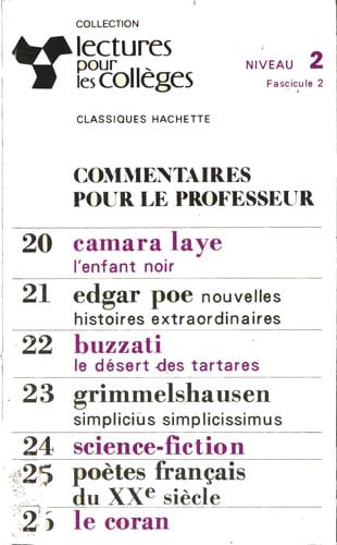 Lectures pour les Collèges