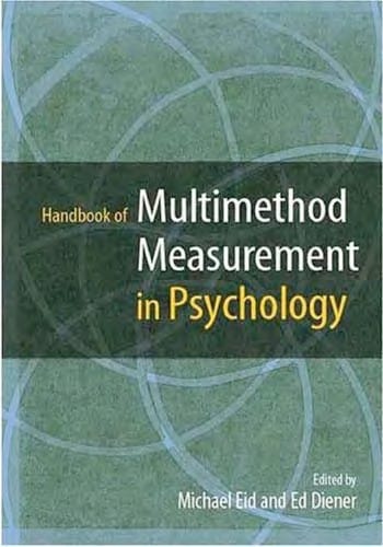 Handbook of multimethod measurement in psychology