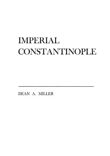 Imperial Constantinople