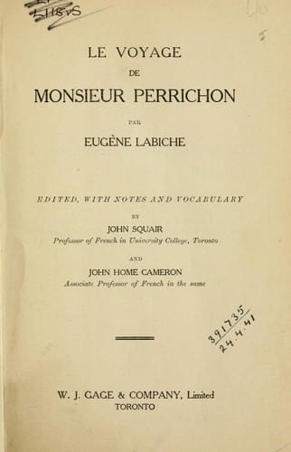Le voyage de Monsieur Perrichon