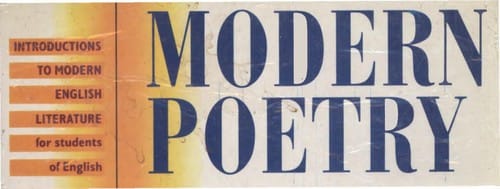 Modern poetry