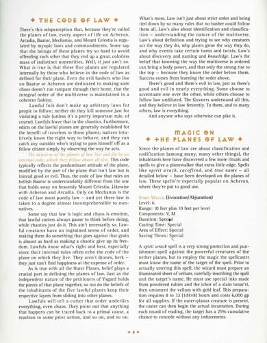 Planes of Law (AD&D 2nd Ed Fantasy Roleplaying, Planescape Campaign Expansion, 2607)