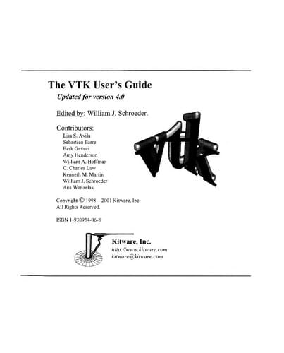 The VTK user's guide