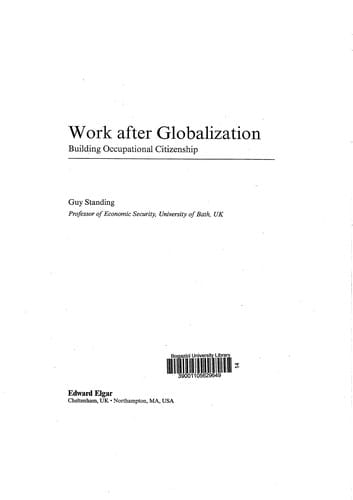 Work after globalization