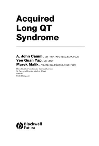 Acquired long QT syndrome