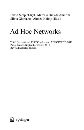 Ad Hoc Networks
