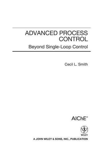 Advanced process control