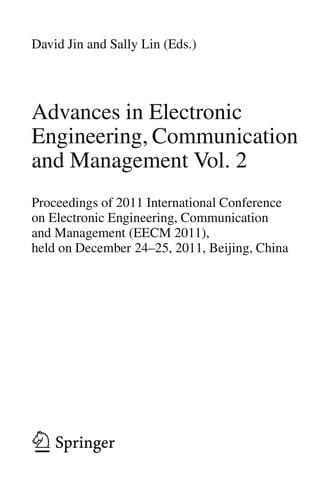 Advances in Electronic Engineering, Communication and Management Vol.2