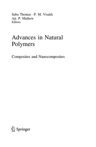Advances in Natural Polymers