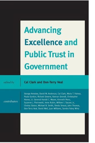 Advancing excellence and public trust in government