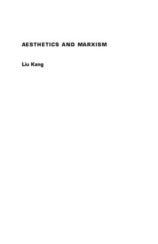 Aesthetics and Marxism