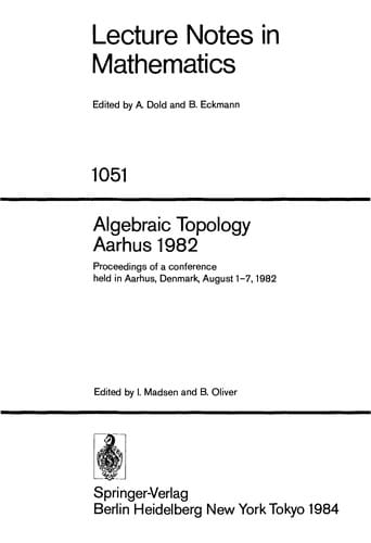 Algebraic topology, Aarhus 1982