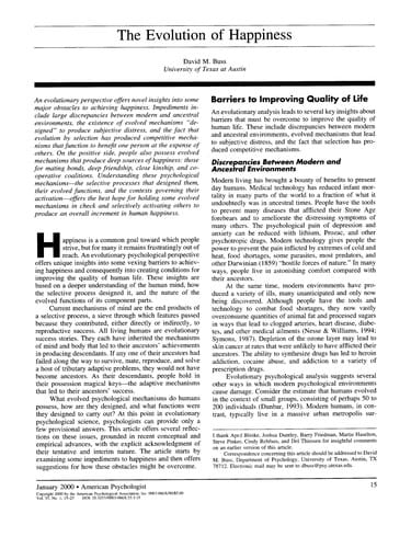 Special issue on happiness, excellence, and optimal human functioning