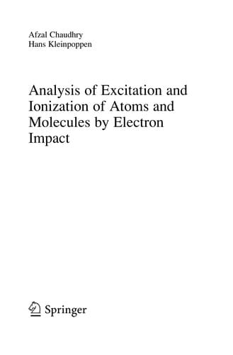 Analysis of excitation and ionization of atoms and molecules by electron impact