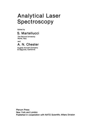 Analytical Laser Spectroscopy