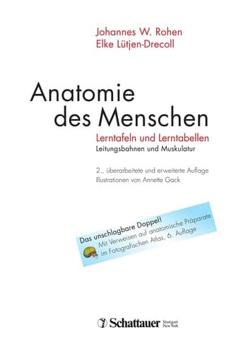 Anatomie des Menschen: Lerntafeln und Lerntabellen