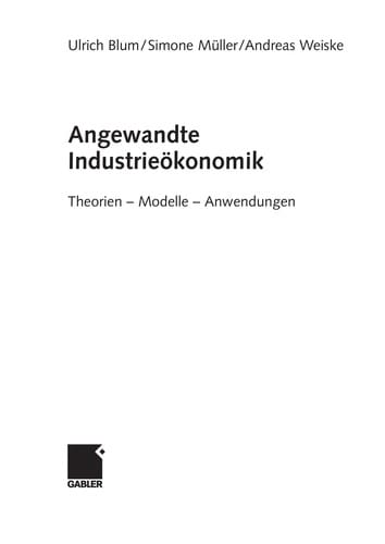Angewandte Industrieo konomik