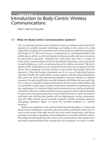 Antennas and propagation for body-centric wireless communications
