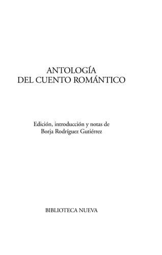 Antología del cuento romántico
