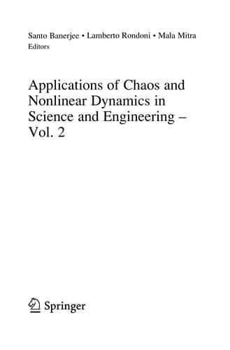 Applications of Chaos and Nonlinear Dynamics in Science and Engineering - Vol. 2