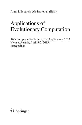 Applications of Evolutionary Computation