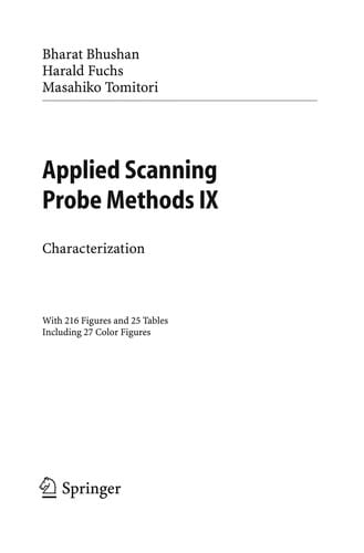 Applied scanning probe methods IX